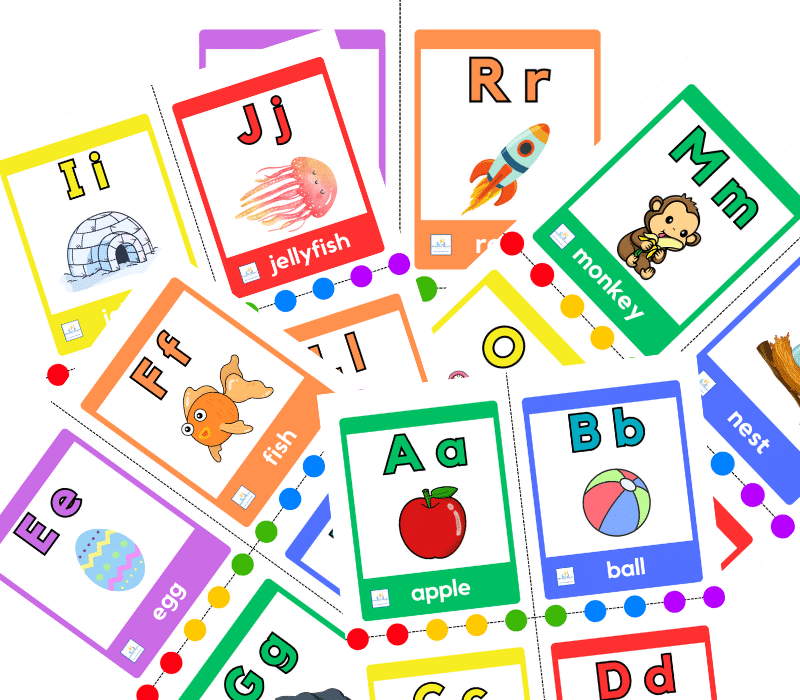 flashcards to learn how to read