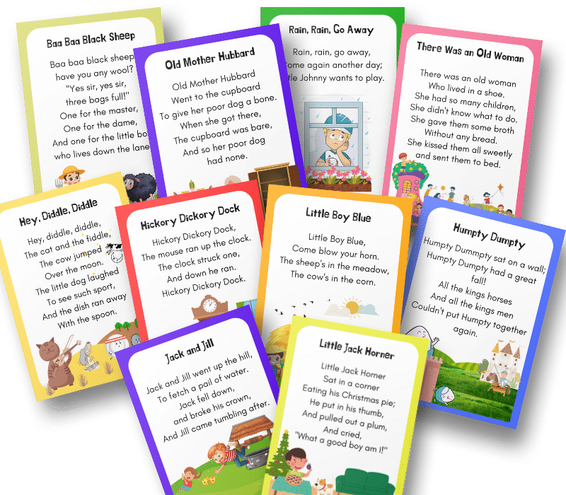 reading cards to help learn how to read
