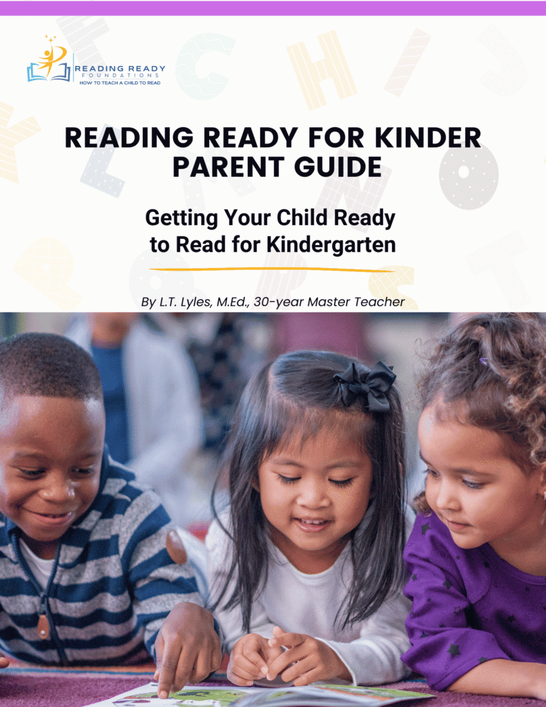reading ready for kinder parent guide - teach my child how to read